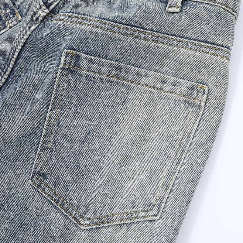Madxmarx Script Logo Wide-Leg Jeans
