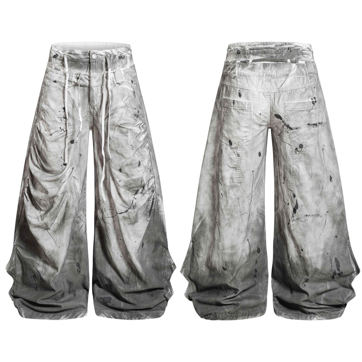 Madxmarx Dirty Wash Balloon Jeans