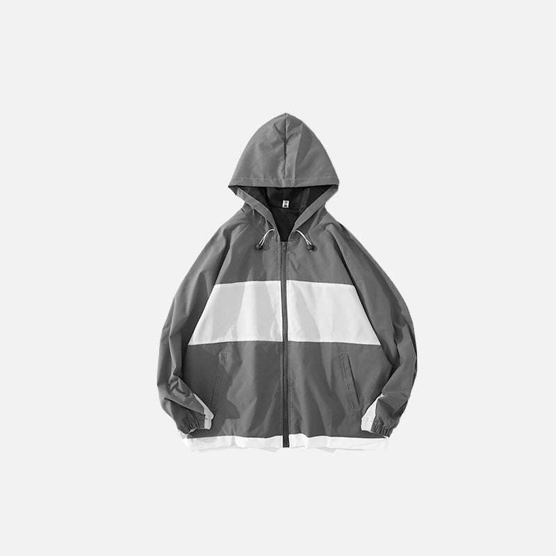Hooded Spring Windbreaker Jacket
