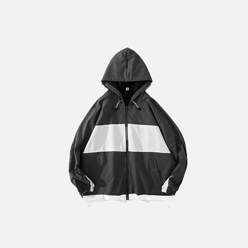 Hooded Spring Windbreaker Jacket