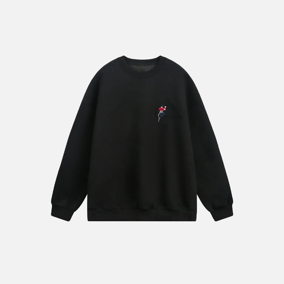 Cozy Funny O-Neck Sport Sweatshirt