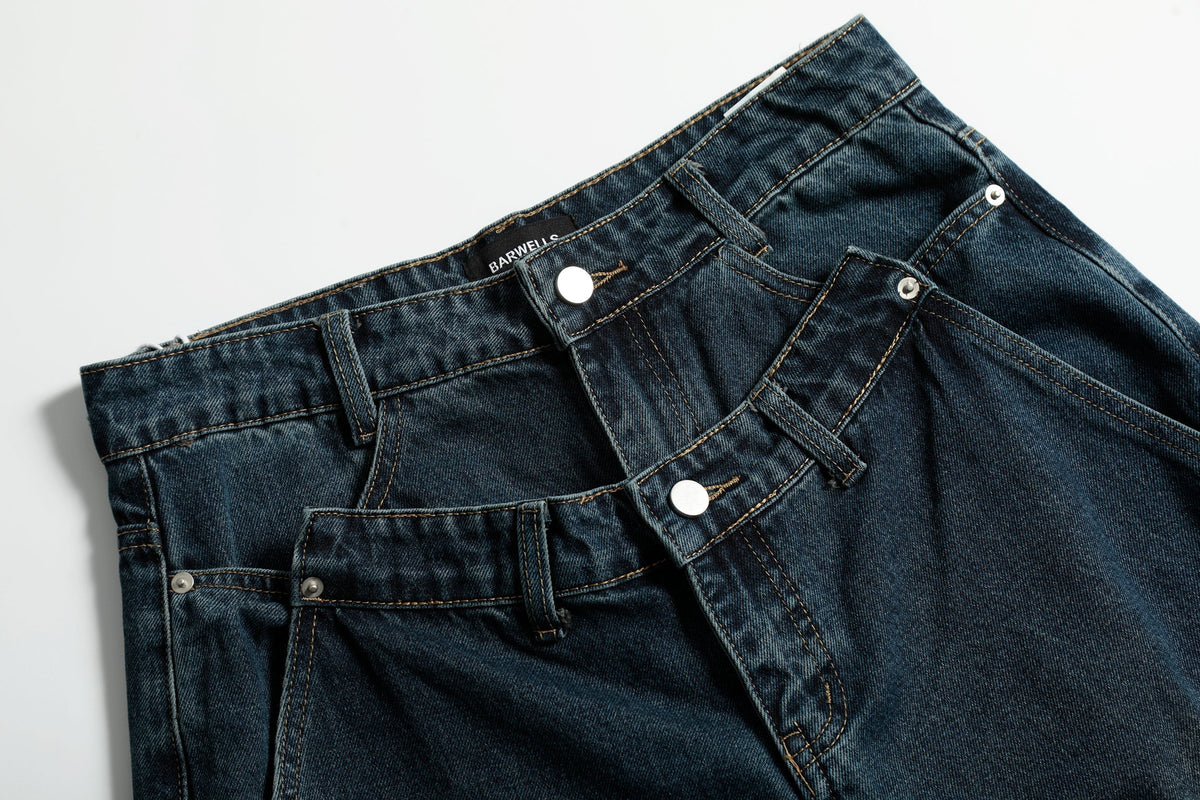 Madxmarx Vintage Whisker Wide-Leg Jeans