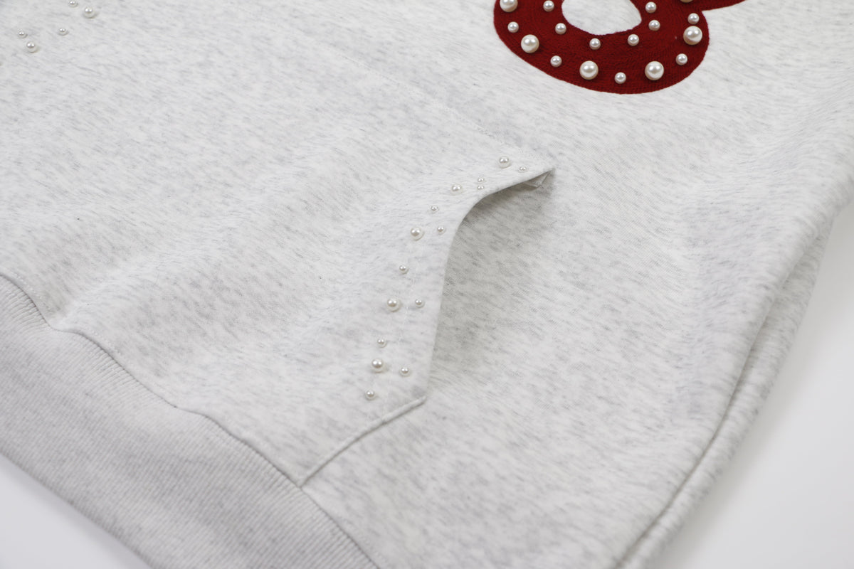 Madxmarx Star & Number Appliqué Hoodie