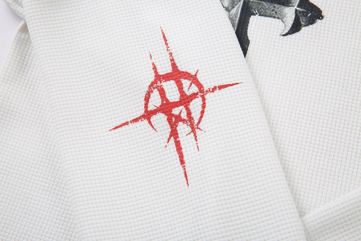 Madxmarx Gothic Cross Long Sleeve Tee