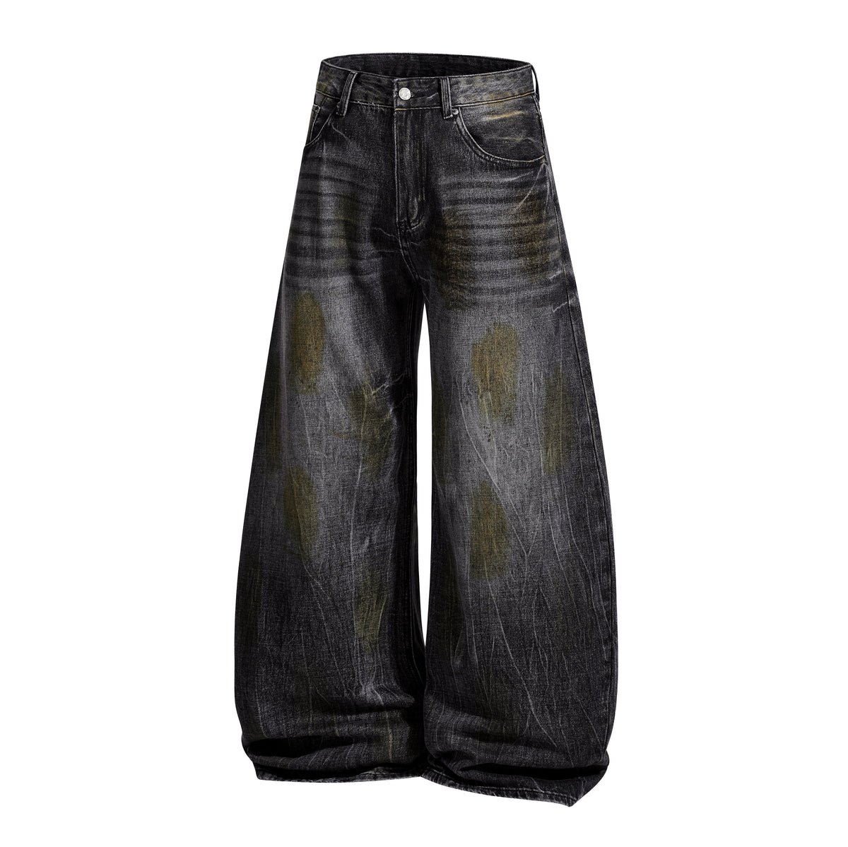 Pantalon en jean incurvé délavé vintage Madxmarx
