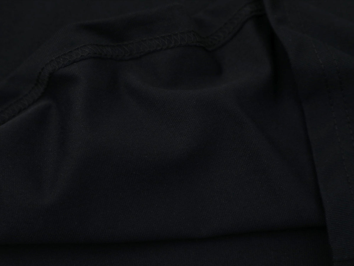 Madxmarx Layered Graphic Long Sleeve Polo