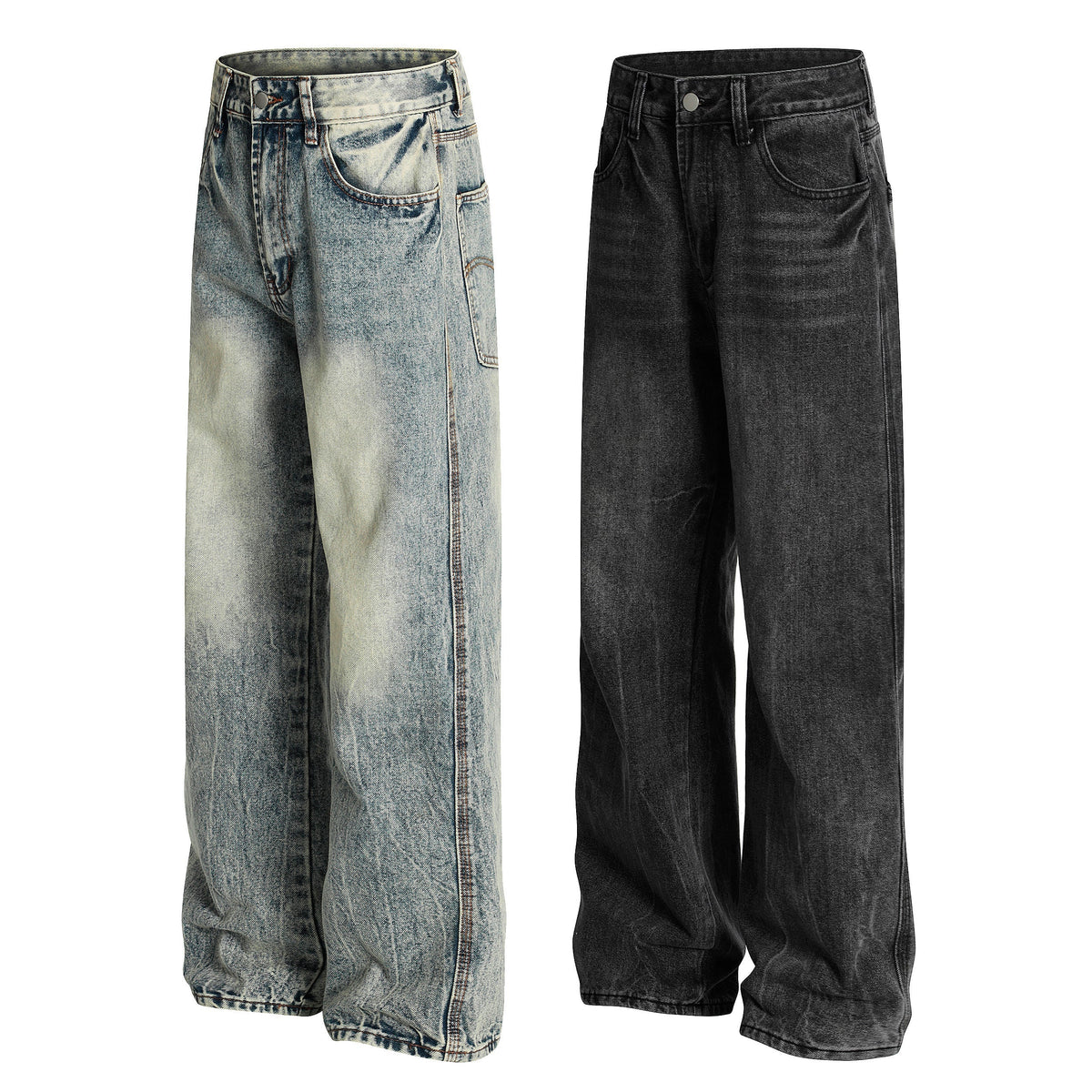 Jean large délavé vintage Madxmarx