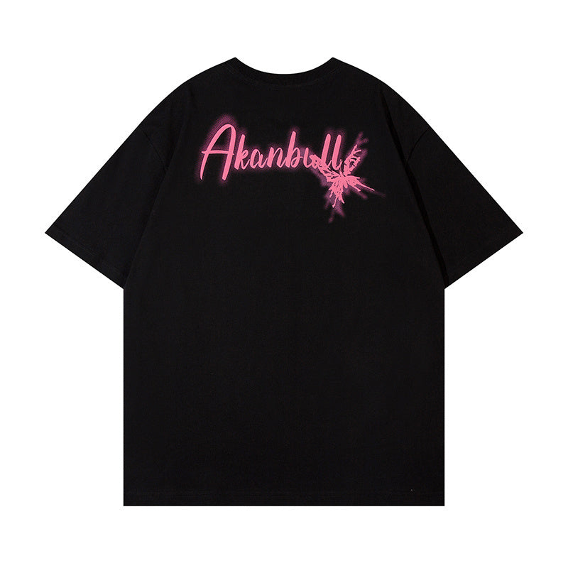 Madxmarx Butterfly Graffiti Graphic Tee