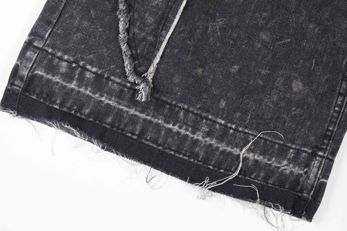 Madxmarx Distressed Panel Baggy Jeans