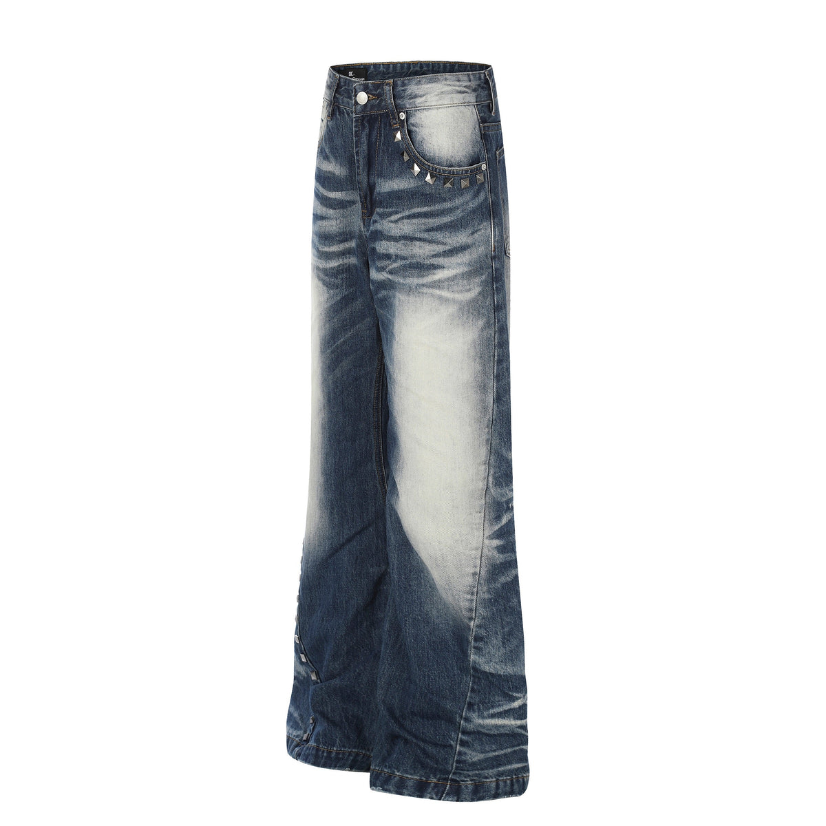 Madxmarx Studded Vintage Wash Jeans