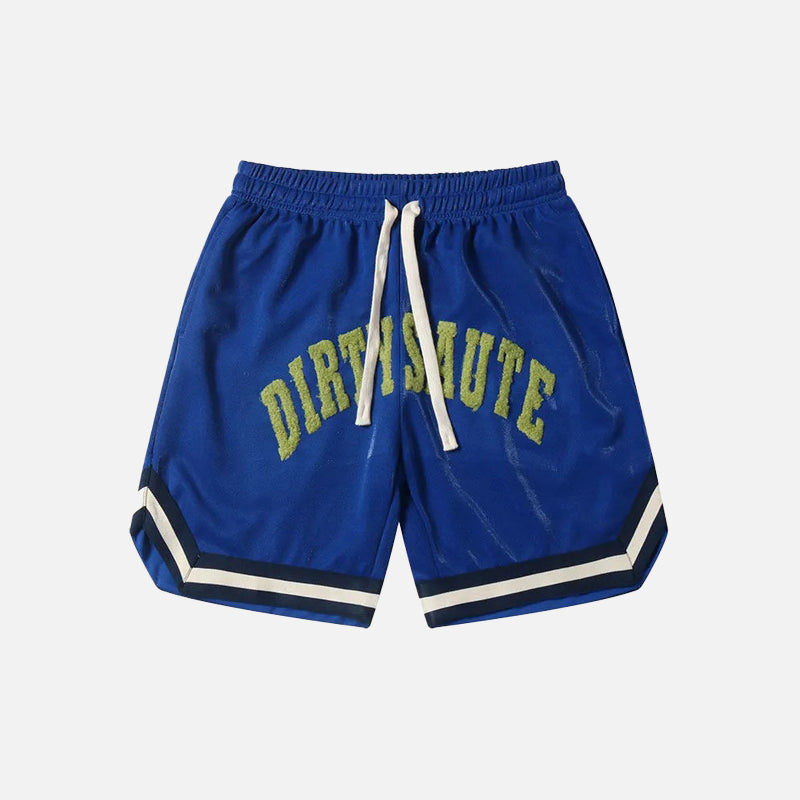 Pantaloncini sportivi retrò floccati