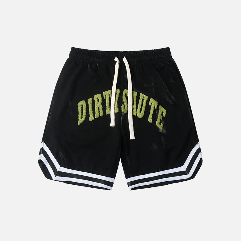 Pantaloncini sportivi retrò floccati