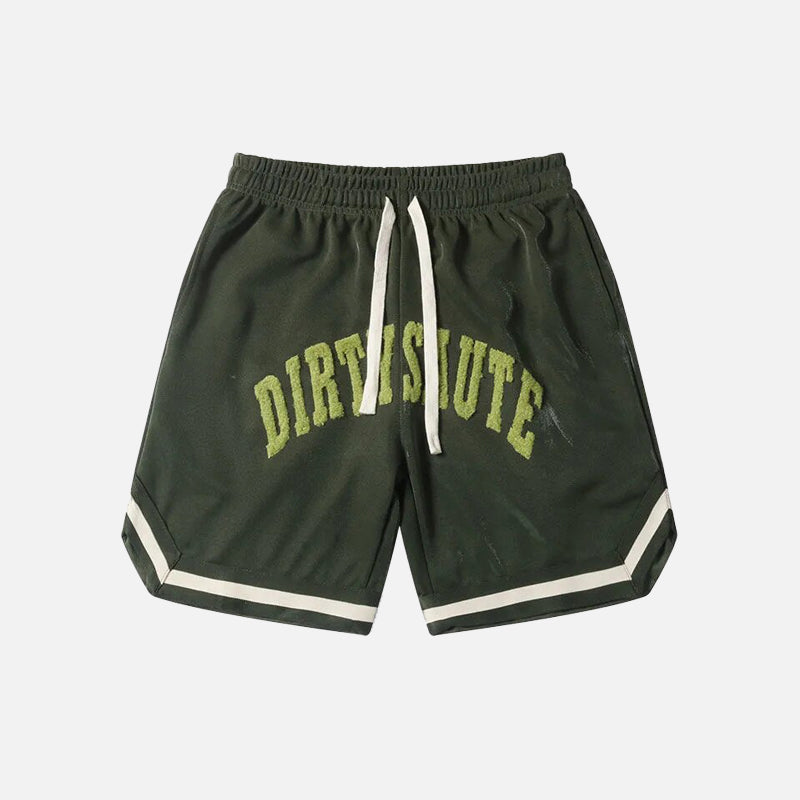 Pantaloncini sportivi retrò floccati