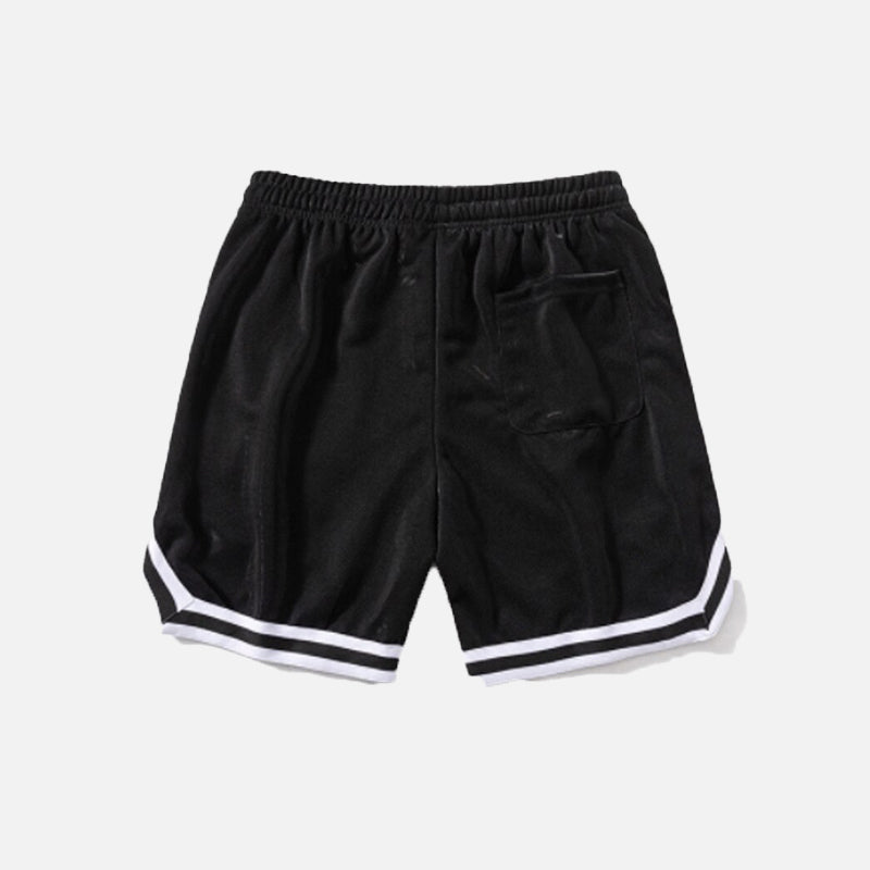 Pantaloncini sportivi retrò floccati
