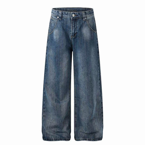 Madxmarx “Vintage Grain Denim Jeans” - XS / Blue
