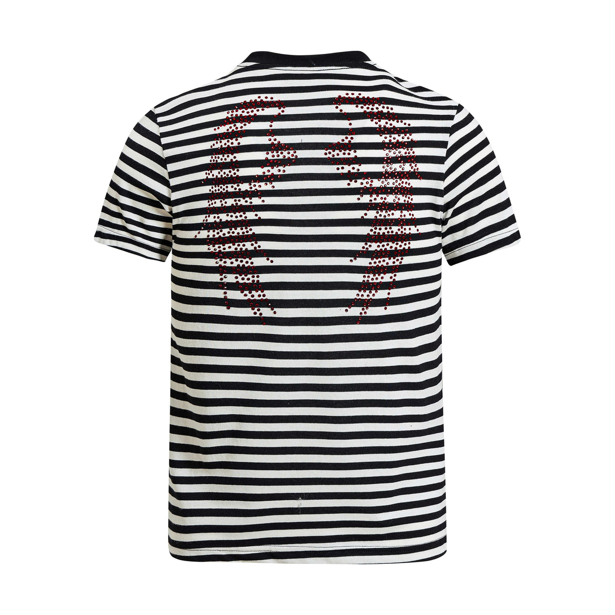 Madxmarx Rhinestone Stripe Tee