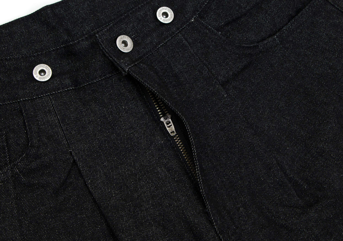 Madxmarx Grommet Waist Wide-Leg Jeans