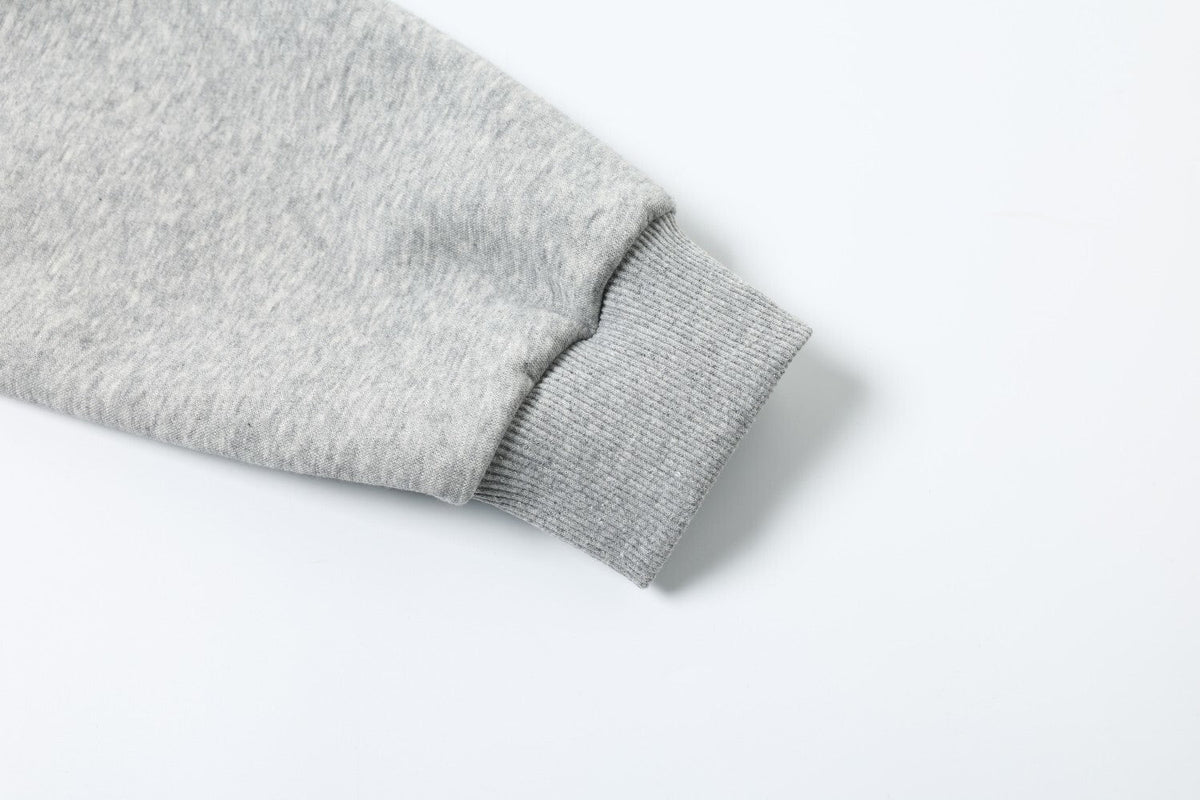 Sudadera tipo polo de patchwork Madxmarx