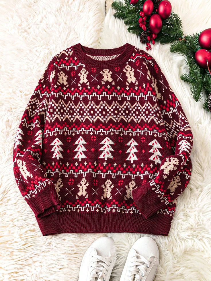 Maglione girocollo natalizio