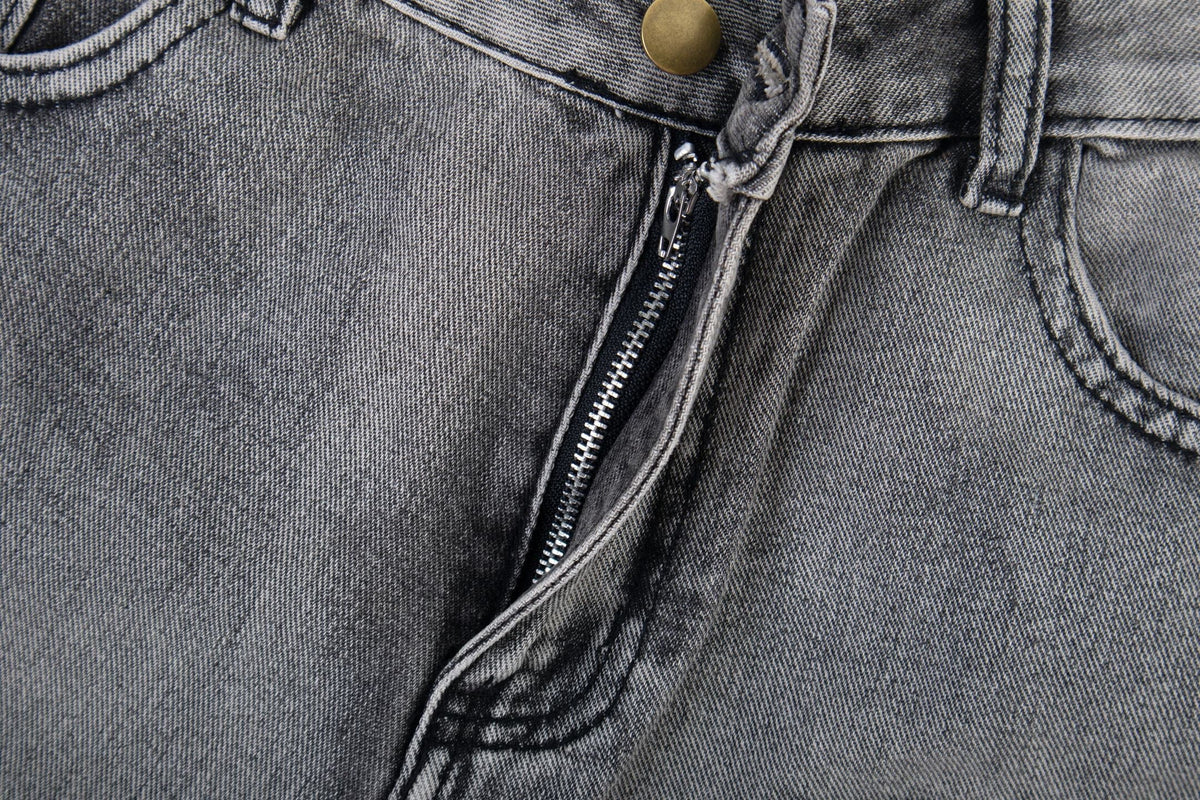 Madxmarx Distressed Flare Jeans