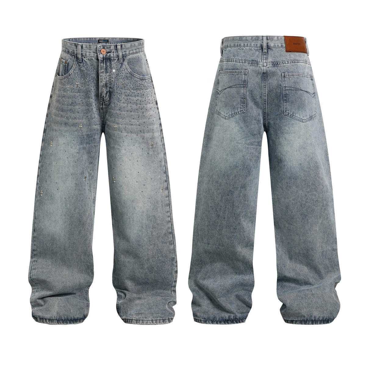 Madxmarx “Jeans de pierna ancha con lavado Stardust”