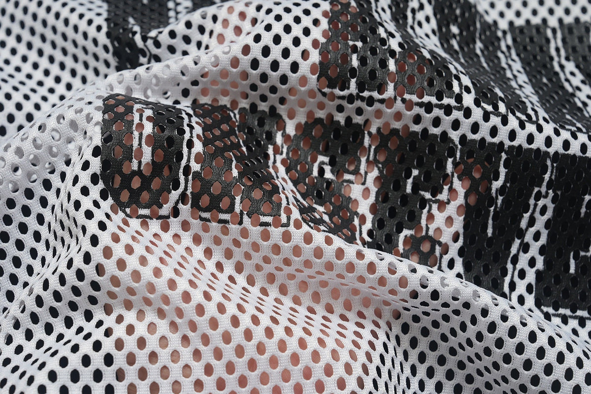 Madxmarx Layered Mesh Graphic Long Sleeve Tee