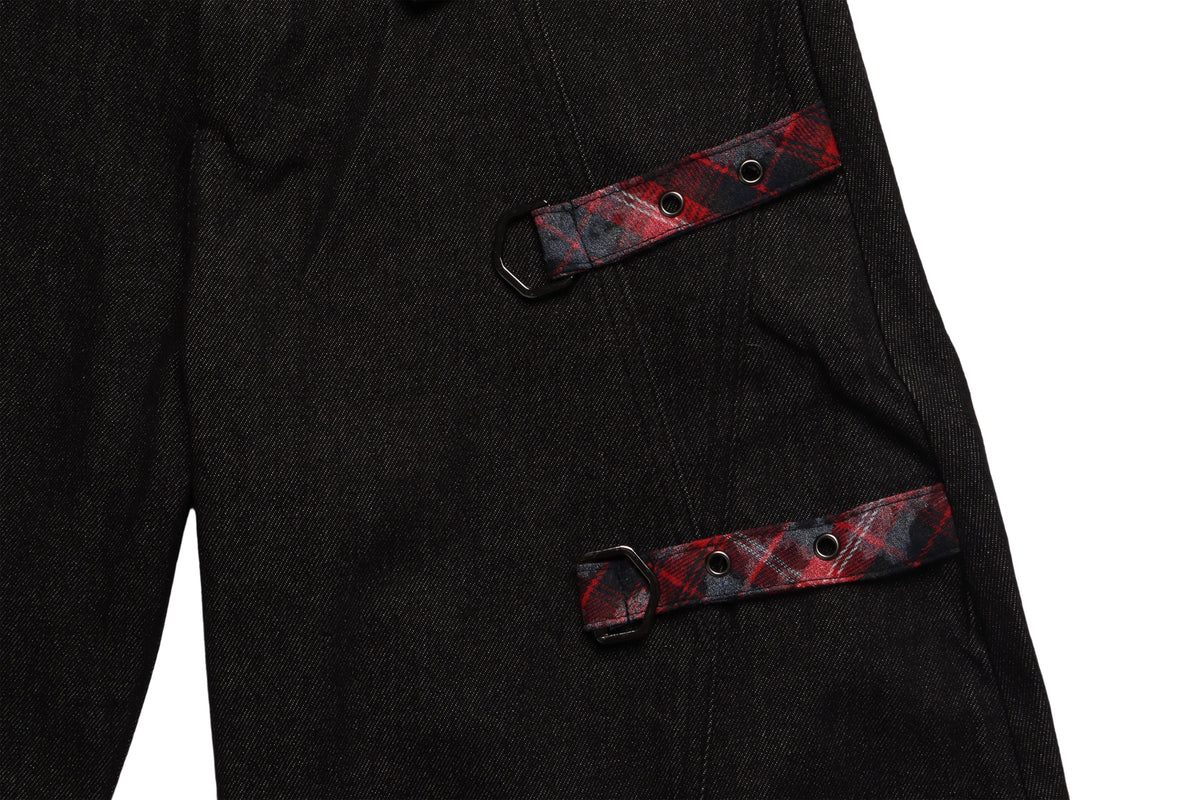 Pantalon fuselé en similicuir doublé de flanelle Madxmarx