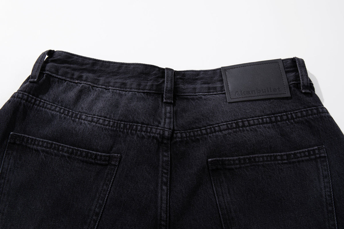 Madxmarx Utility-Jeans mit weitem Bein und geteiltem Design