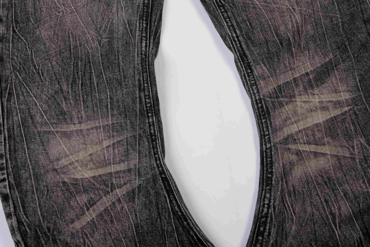 Madxmarx Stacked Moto Zip Jeans