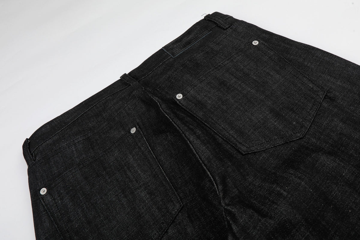 Madxmarx Raw Denim Wide-Leg Jeans