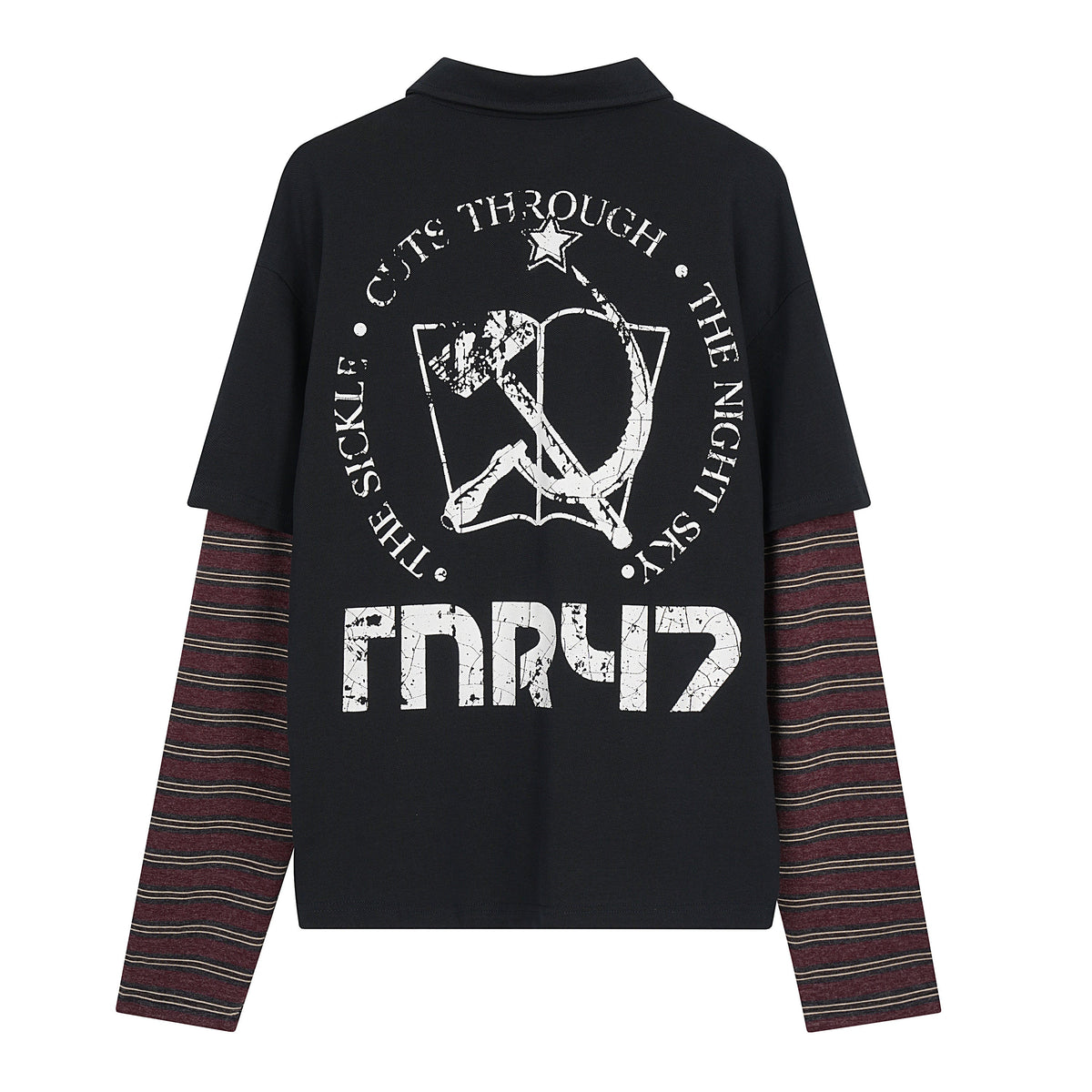 Madxmarx Layered Star Polo Tee