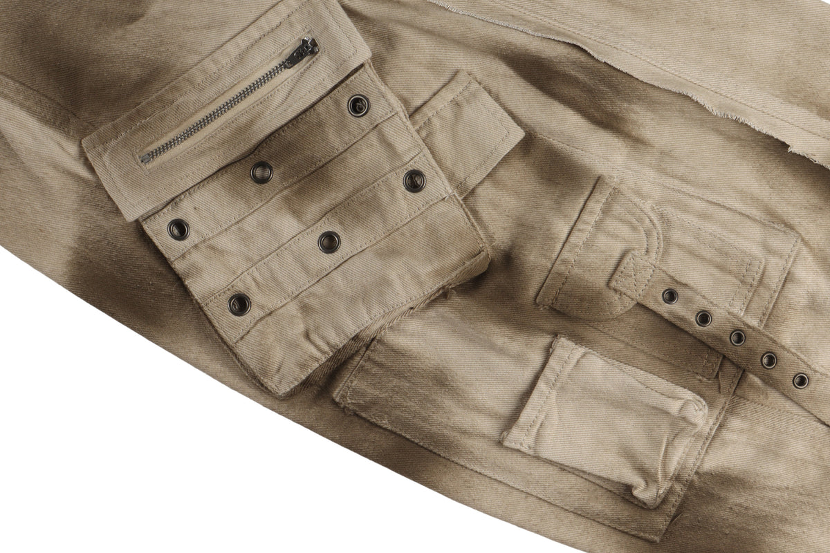 Pantalon cargo style tonneau vieilli Madxmarx