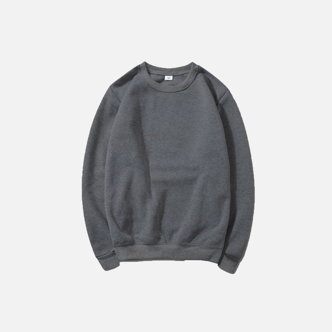 Essential Solid Color Blank Sweatshirt
