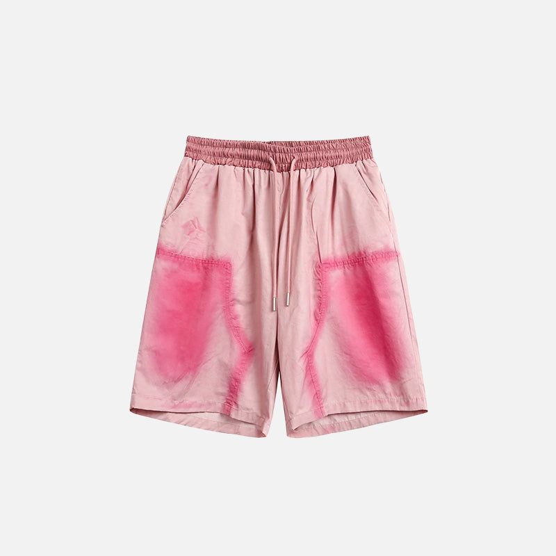 Oversized gewassen cargoshorts