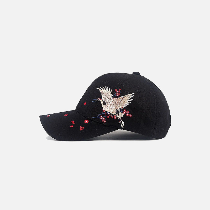 Crane Blossom Cap