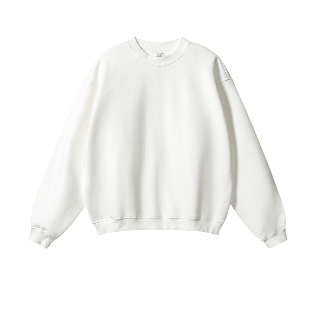 Fleece Lining Oversize Sweatshirt