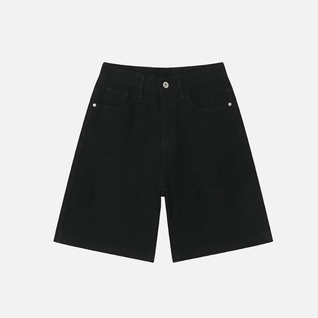 Retro chique denim shorts