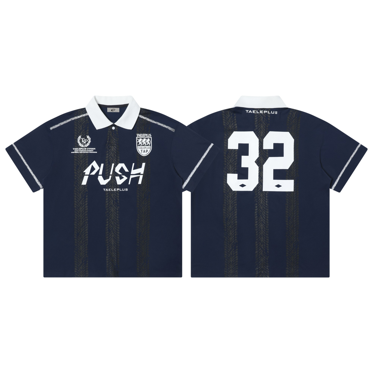 Madxmarx “PUSH” Contrast Collar Soccer Jersey