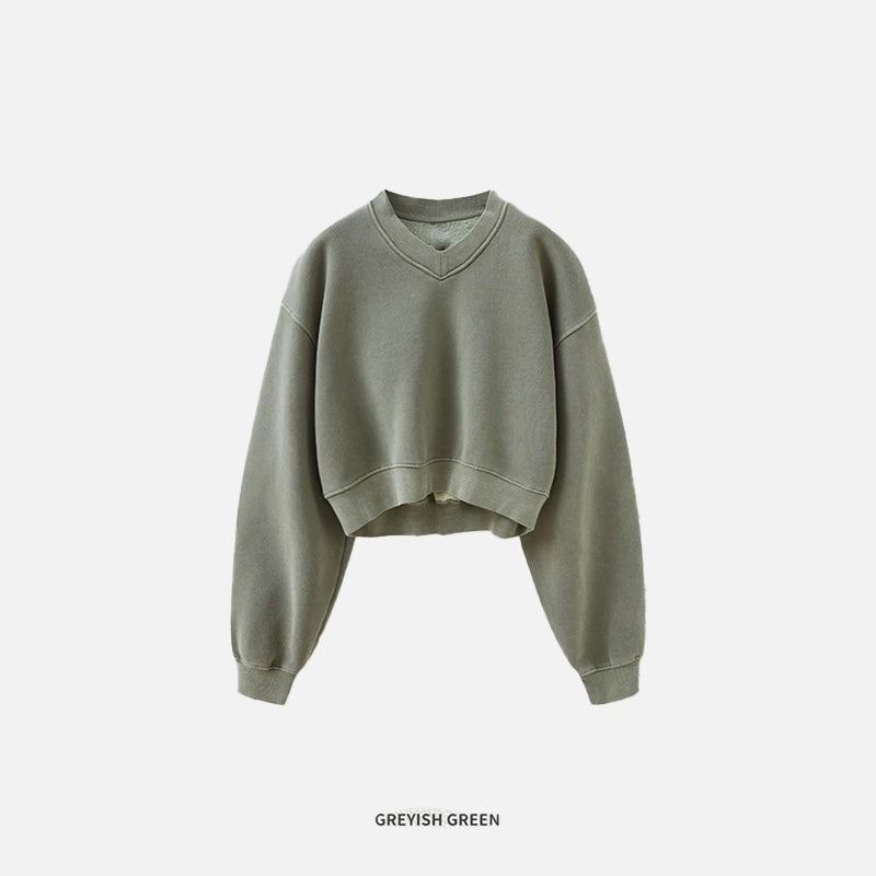 Women's Fleece Cropped Sweatshirt