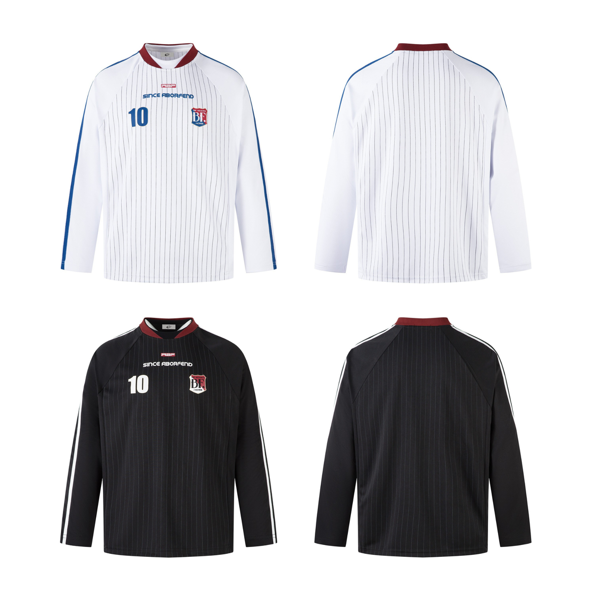 Madxmarx “BF 10” Pinstripe Long-Sleeve Jersey