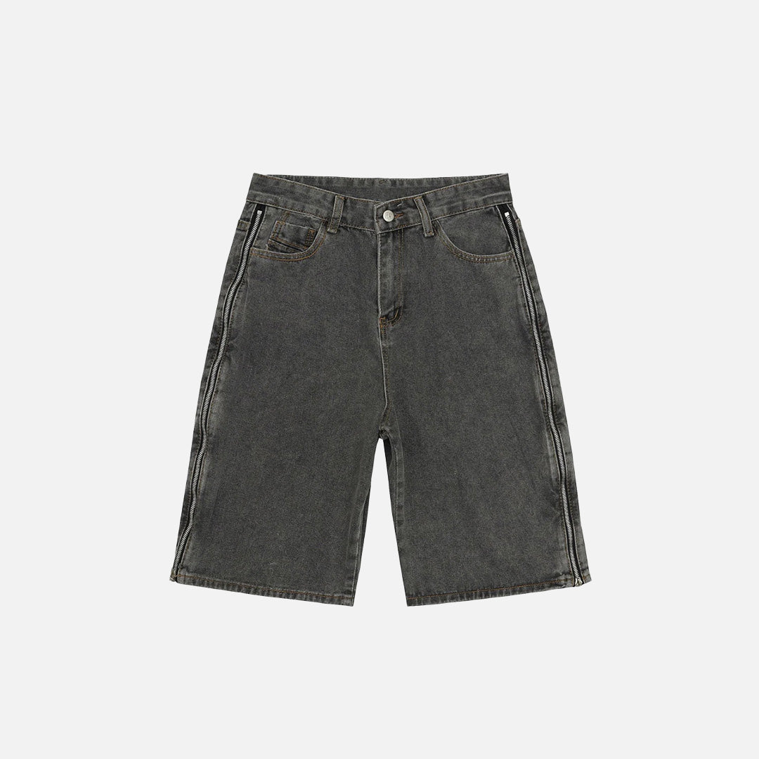 Pantaloncini cargo con cerniera Street
