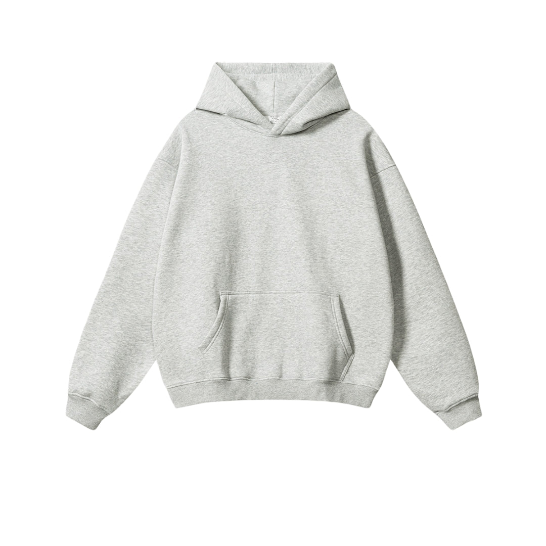 light gray hoodie