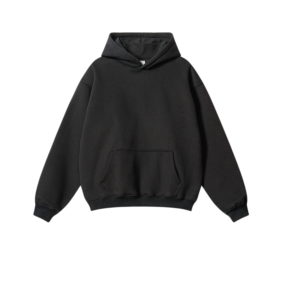 black hoodie