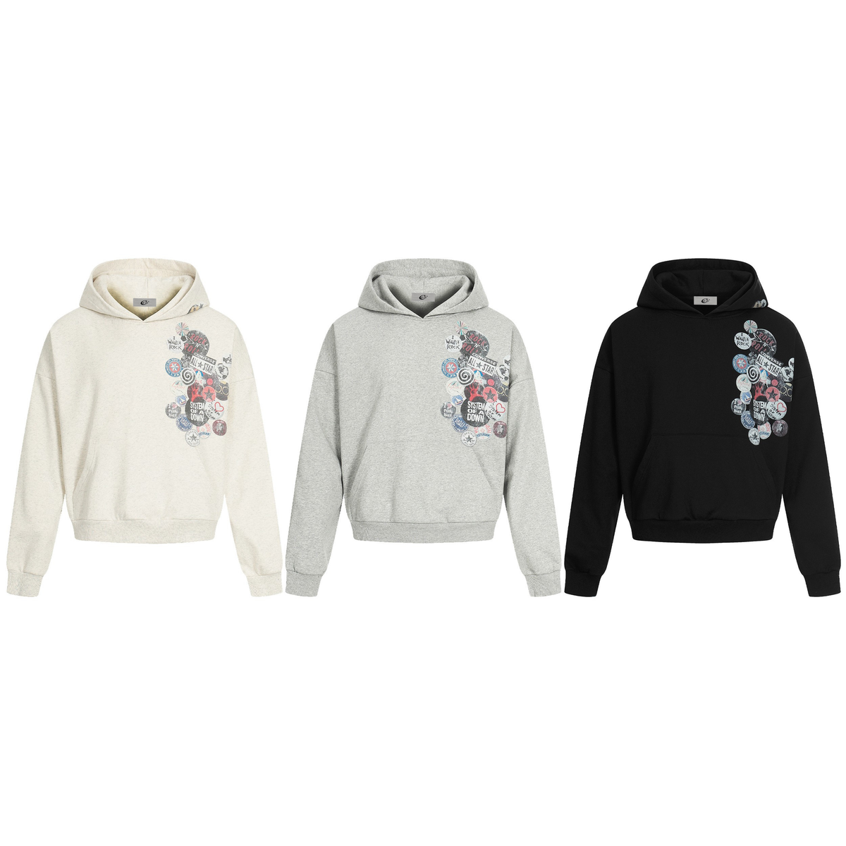 Madxmarx Graphic Badge Hoodie
