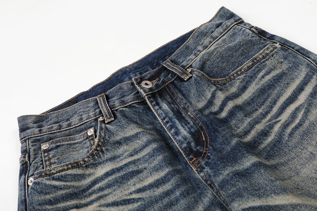 Madxmarx Vintage Wash Wide-Leg Jeans