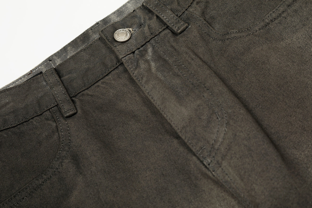 Pantalon en jean incurvé délavé Madxmarx
