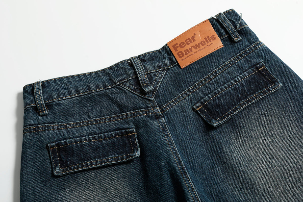 Madxmarx Vintage Whisker Wide-Leg Jeans