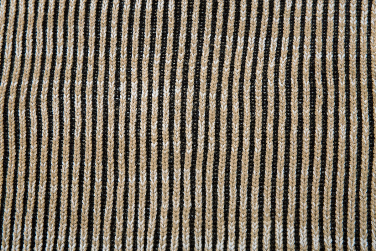 Madxmarx Striped Textured Zip Jacket