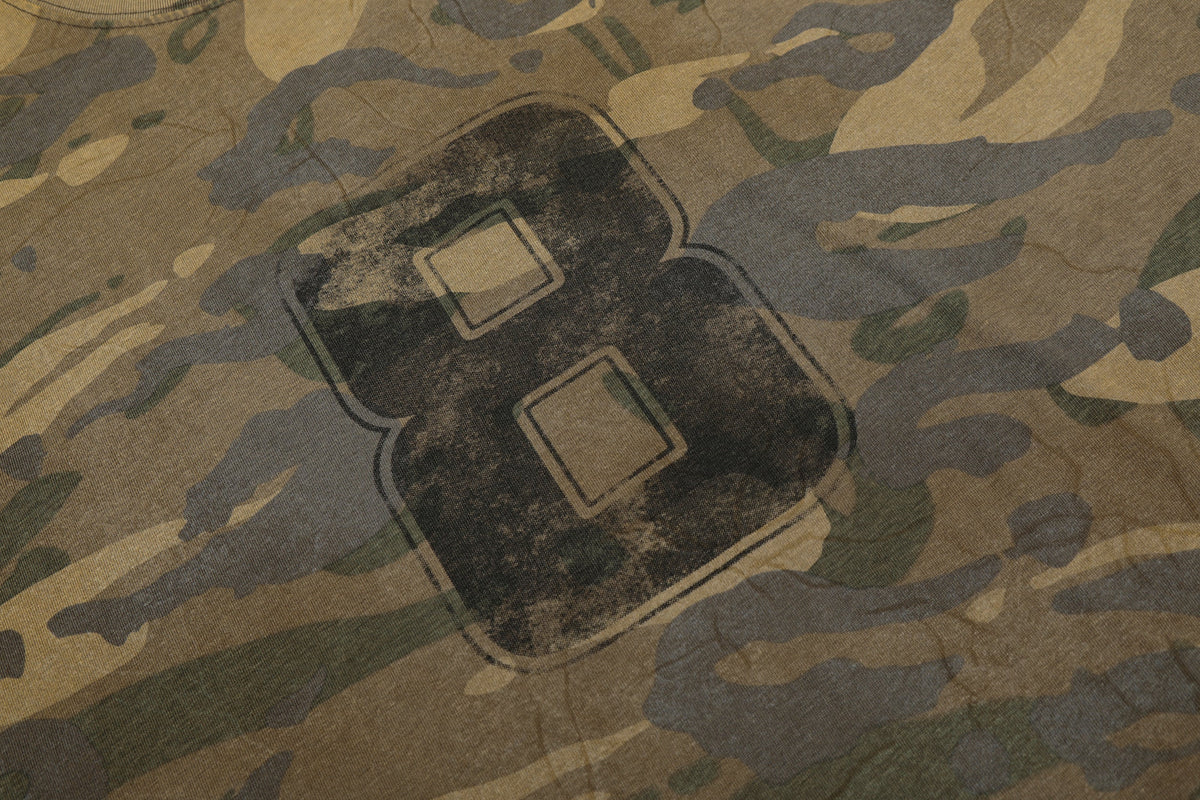 Madxmarx Camo Graphic Long Sleeve Tee