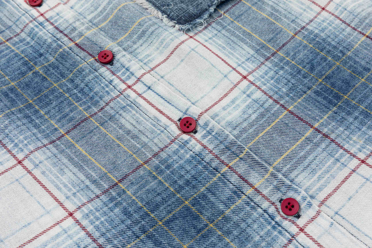 Madxmarx Vintage Plaid Flannel Shirt